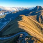 Lélegzetelállító kilátás a Transzfogarasi útról és a Bilea-tóról