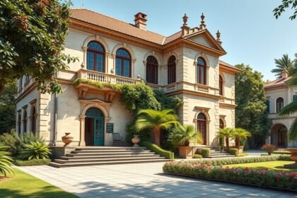 Villa Mandessi Bell Douala gyarmati stílusú épülete