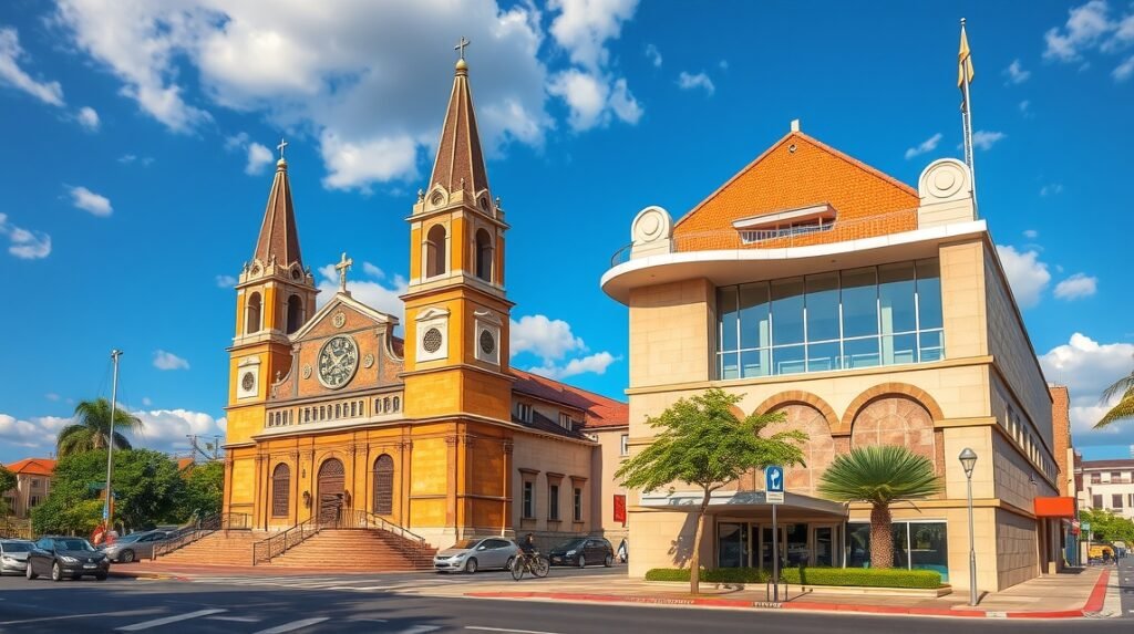 Yaoundé benediktin kolostor és művészeti múzeum épülete