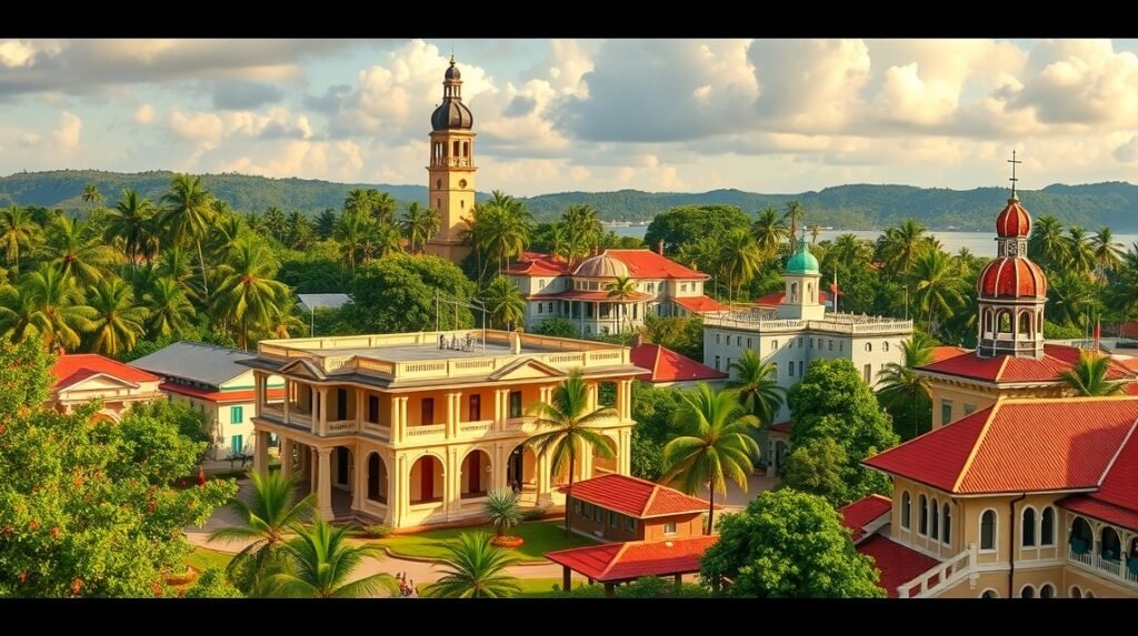 Viktoriánus épületek Limbében, Kamerunban