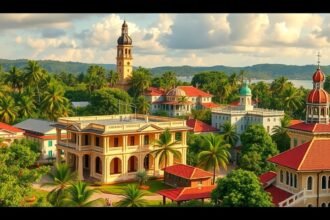 Viktoriánus épületek Limbében, Kamerunban