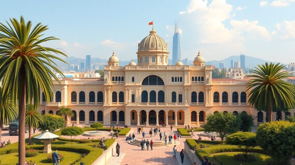 Kormányzói Palota Bertouában, gyönyörű koloniál stílusban