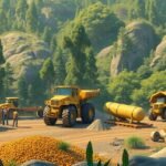 Batouri gazdasági tevékenységek, bányászat és faipar a természetben