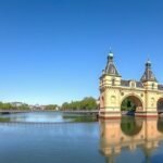 A német híd (Pont Allemand) Edéa városában a Sanaga folyón.
