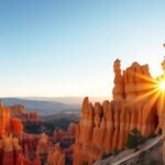 Bryce Canyon tündérkéményei napfelkeltében