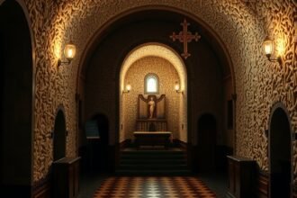 Csontkápolna belső nézete az Évorai Szent Ferenc-templomban