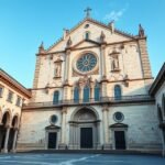 A Sé de Évora katedrális és kerengője Évorában, Portugáliában.