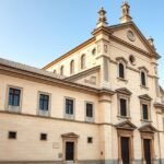 A Graça-templom reneszánsz homlokzata Évorában, Portugáliában.