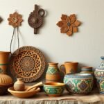Kézműves kerámiák és parafa termékek Évorából