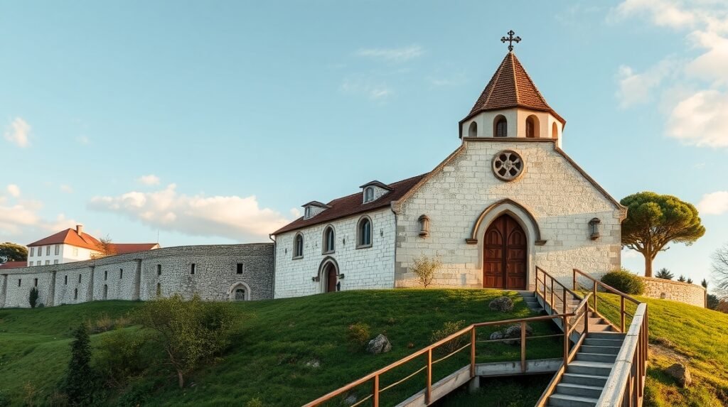 Santuário do Senhor da Pedra kápolna Óbidos közelében.