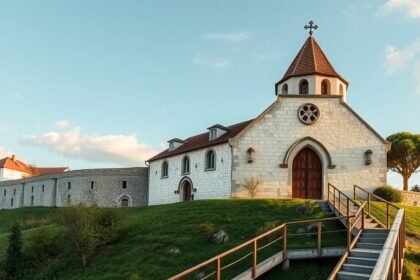 Santuário do Senhor da Pedra kápolna Óbidos közelében.