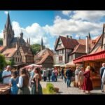 Óbidos középkori vásár, gazdag ízek és kellemes hangulat