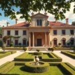 Quinta das Lágrimas gyönyörű kertje és épülete