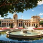 Manga-kolostor kertje Coimbra városában, Portugáliában