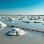 Aveiro sólepárlók, a sómezők kézi termelése és természetközeli látvány.