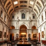 Aveiro Múzeum, Jézus-kolostor barokk stílusú belső tere