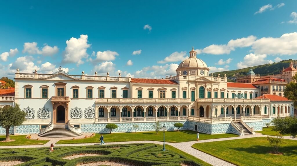 A Vista Alegre porcelángyár és múzeum külső nézete, Ílhavóban