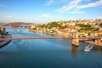 Hajózás a Douro folyón, a hat híd túra Portóban