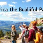 Csoportos túrázók a nemzeti parkban, America the Beautiful Pass.