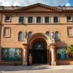 A Képmúzeum épülete Braga városában, gazdag művészeti múlttal.