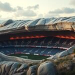 SC Braga stadionja a sziklában, lenyűgöző panorámával és fülrepesztő hangulattal
