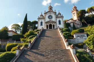 Nossa Senhora dos Remédios kegyhely lépcsősora Lamegoban