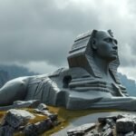 A Bucsecs-fennsíkon található kőszobor, amely a Szfinxre emlékeztet.