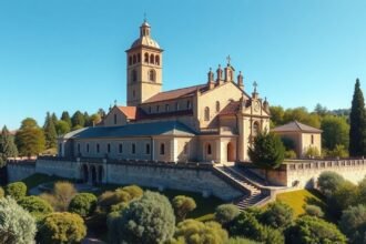 Salzedas kolostor Lamego közelében, Portugáliában