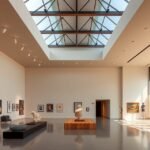 A Cargaleiro Múzeum kiállítóterme a kortárs művészet bemutatásával