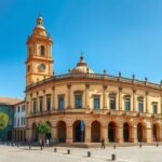 Pellengér (Pelourinho) a Castelo Branco főterén, Portugáliában.