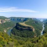 A lenyűgöző Castelo Branco tájai a Geopark Naturtejónál.