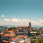 Kilátás a Castelo Branco régióra Beira Baixa tartományban