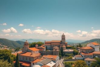 Kilátás a Castelo Branco régióra Beira Baixa tartományban
