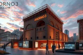 Horno 3 acélmúzeum Monterreyben, régi kohó interaktív kiállításokkal.