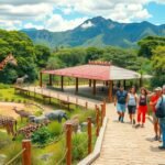 Látványos szafari élmény a Bioparque Estrellában, Monterrey közelében.