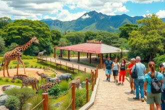 Látványos szafari élmény a Bioparque Estrellában, Monterrey közelében.