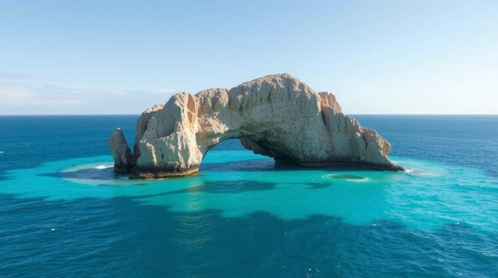 El Arco sziklaív Cabo San Lucas óceán közepén