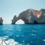 Hajókirándulás a Land's End szikláinsz Cabo San Lucasban