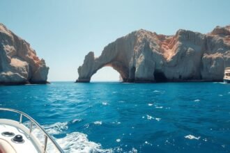 Hajókirándulás a Land's End szikláinsz Cabo San Lucasban