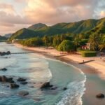 Mismaloya partja Puerto Vallartában, lenyűgöző trópusi táj