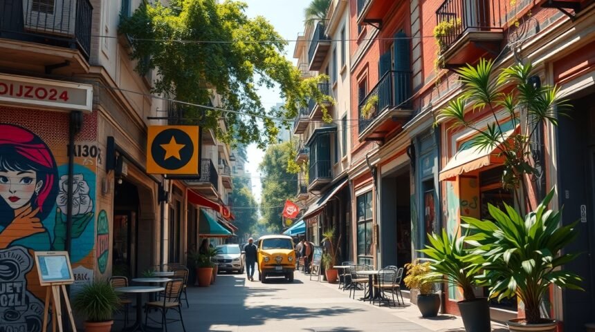 Séta a Roma és Condesa negyedekben, Mexikóvárosban.