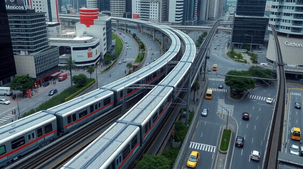 Mexikóváros metróhálózata a városi közlekedésben