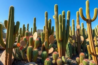 Oaxaca Etnobotanikai Kert kaktuszai különleges formákban