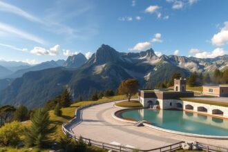 Domogled-Cserna Nemzeti Park gyönyörű tája Herkulesfürdőnél