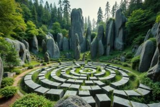 Felsenlabyrinth Luisenburg gránitsziklák között felfedezhető labirintus.