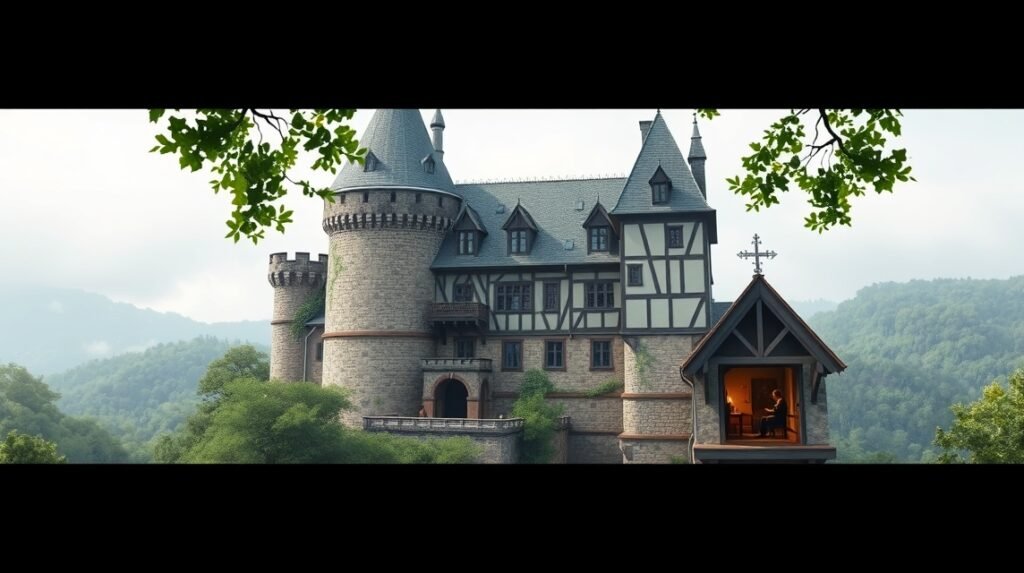 Wartburg vára, ahol Luther Márton lefordította a Bibliát.