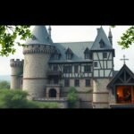 Wartburg vára, ahol Luther Márton lefordította a Bibliát.