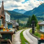 Festői falvak a Bajor-erdőben üvegfúvók alkotásaival