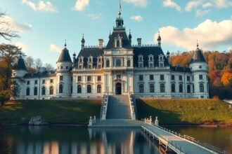 Moritzburg kastélya, a Három mogyoró Hamupipőkének forgatási helyszíne.