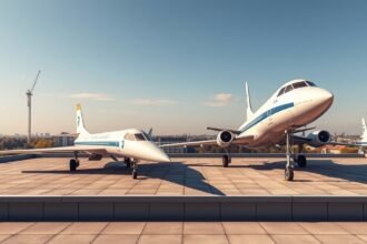 Concorde és Tu-144 a Technik Museum Sinsheim tetjén